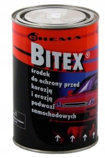 BITEX PREPARAT DO KONSERWACJI PODWOZIA 3L PĘDZEL