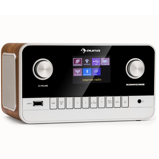 Radio sieciowe DAB+ FM internetowe Auna Connect 100 MKII Bluetooth