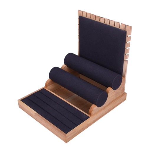 Rekwizyty do ekspozycji biżuterii 3 w 1 Elegancki ciemnoszary