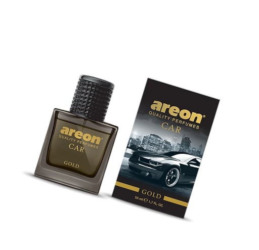 AREON CAR Quality Perfumes – GOLD 50ml perfumy samochodowe zapach do auta