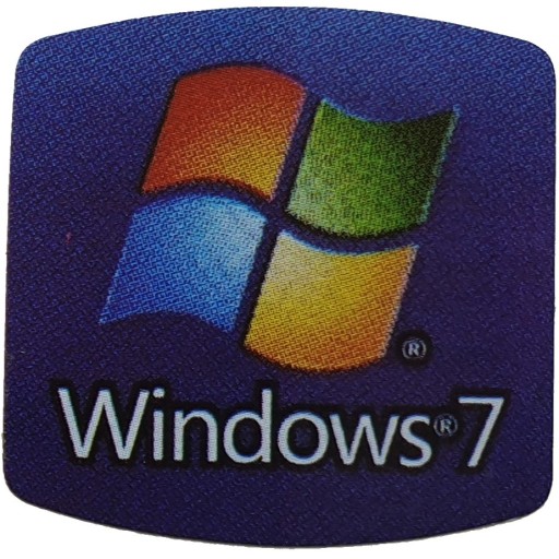 Naklejka WINDOWS 7 17.5x17.5mm