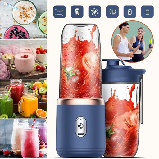 MINI BLENDER DO SMOOTHIE FRESH JUICE O POJEMNOŚCI 400ML, ŁADOWANY PRZEZ USB