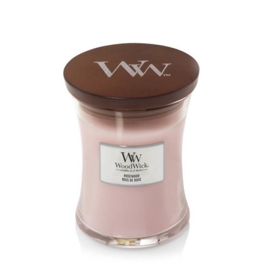 Świeca Zapachowa Mała Woodwick - 85g Rosewood