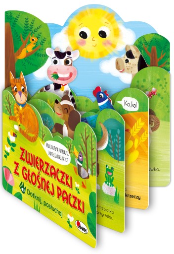 Zwierzaczki z głośnej paczki wieś książka dźwiękow