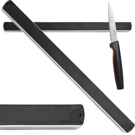 FISKARS LISTWA MAGNETYCZNA ORGANIZER NA NOŻE MOCNY MAGNES DŁUGA GŁADKA 32cm