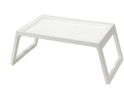 IKEA KLIPSK Stolik-tacka, biały