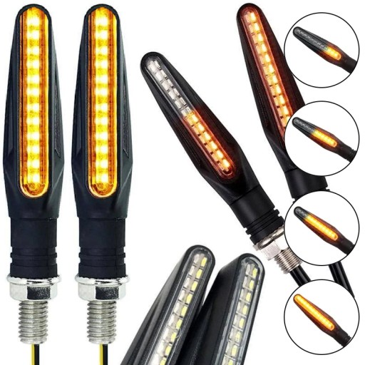 4X KIERUNKOWSKAZ LED MOTOCYKLA QUADA HOMOLOGACJA
