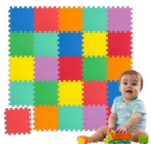 GRUBE PUZZLE PIANKOWE MATA PIANKOWA EDUKACYJNA SENSORYCZNA MEGA ZESTAW XXL