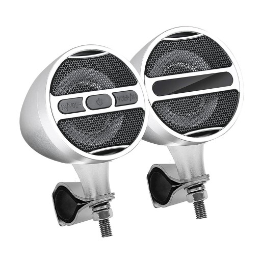 Motocyklowe głośniki stereo USB Radio FM