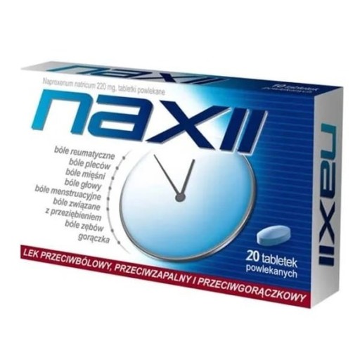 Naxii 220 mg, tabletki powlekane, 20 szt.