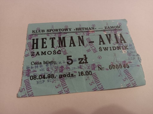 HETMAN ZAMOŚĆ - AVIA ŚWIDNIK 08-04-1998 (2)