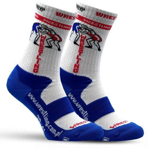 SKARPETY ZAPAŚNICZE MMA BOKSERSKIE BERKNER BLUE MEN WRESTLING | 36-38