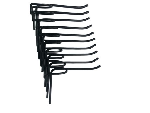HAK DO KRAT CZARNY ZAWIESZKA HAKI L- 15CM 10szt.