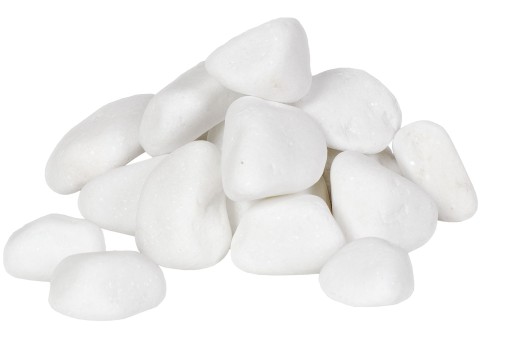 OTOCZAK GRECKI BIAŁY ŚNIEŻNO BIAŁY THASSOS WHITE 20/40 WOREK 25KG