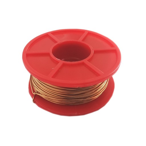 Drut nawojowy miedziany 0,132mm - 10g - 89m