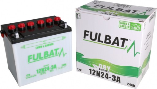 Akumulator do kosiarki kwasowy 12V 24Ah L+ Fulbat