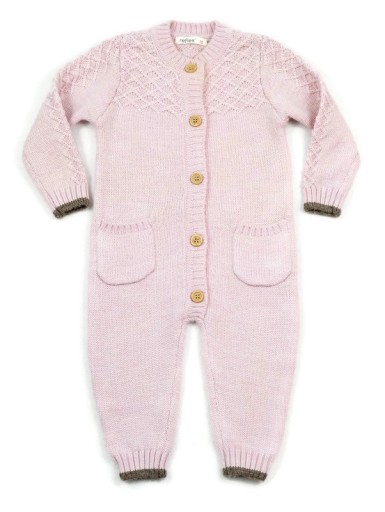 REFLEX kombinezon rampers sweterkowy wełna MERINO WOOL 68