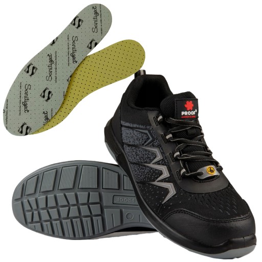 BUTY ROBOCZE PÓŁBUTY PROOF KAPS9 S1PS ESD ROZ. 43+ WKŁADKA ZESTAW