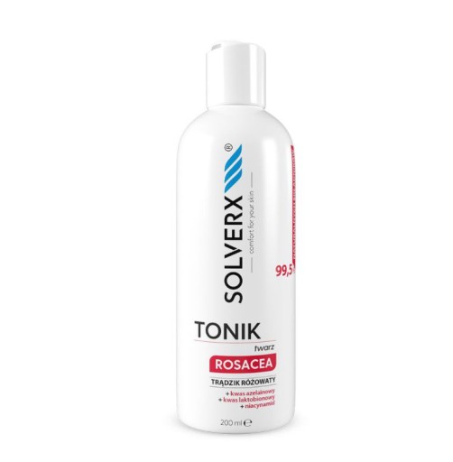 SOLVERX ROSACEA TONIK DO TWARZY 200 ML+