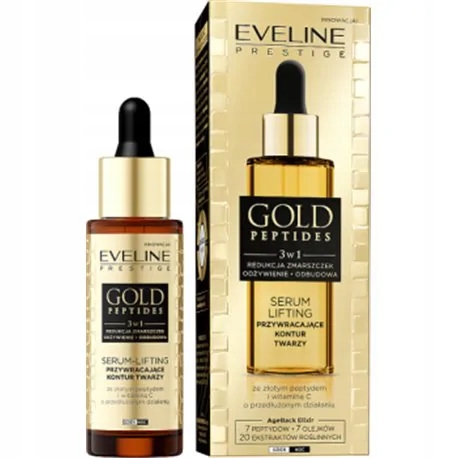 Eveline Cosmetics Gold Peptides Serum Do Twarzy Przywracające kontur 30 ml