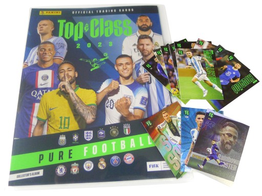 PANINI ALBUM 540 + karty piłkarskie TOP CLASS 2023