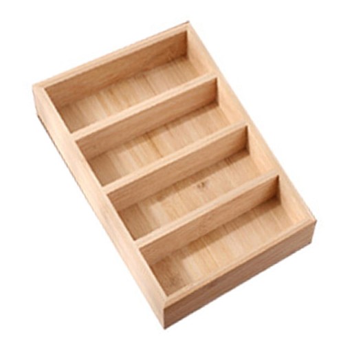 Display Stand Multi Tier Wooden Case 4 Slots
