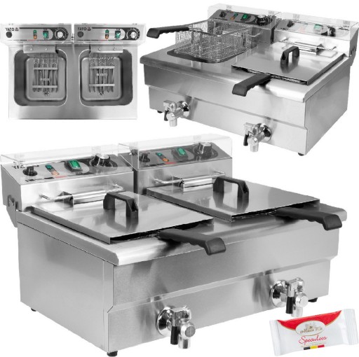 YATO ELEKTRYCZNA FRYTOWNICA Z ZAWOR 2X12L YG-04634