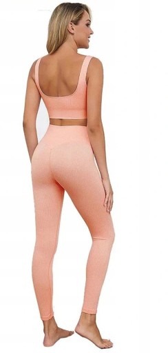 M LEGGINSY TOP KOMPLET FITNESS SIŁOWNIA SPORTOWE