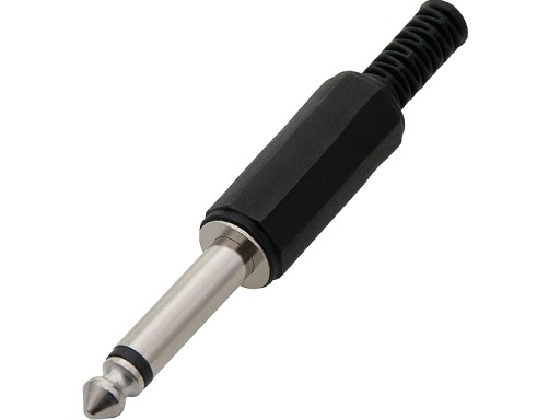WTYK JACK 6,3 MONO Z ODGIĘTKĄ