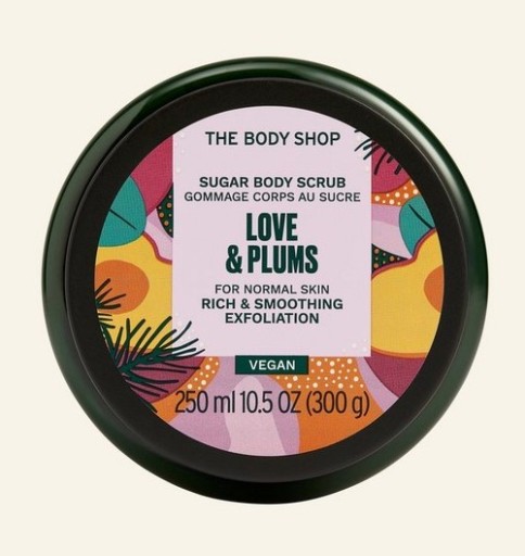 THE BODY SHOP Peeling do ciała Miłość i Śliwki 250