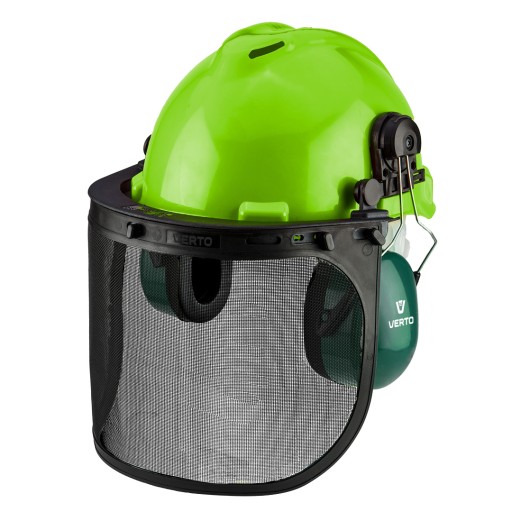 KASK OCHRANIACZ SŁUCHU GŁOWY I WZROKU 3W1 VERTO