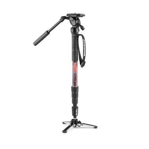 Manfrotto MVMELMIIA4LIVE Element MII Monopod video z głowicą