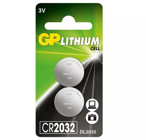 2x Bateria Litowa GP CR2032 3v Guzikowa do AIRTAG