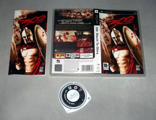 300 MARCH TO GLORY jak GOD OF WAR PSP SPARTANIE