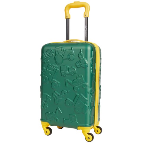 WALIZKA KABINOWA DZIECI BAGAŻ PODRÓŻNA LEKKA 26L 31x20x51.5cm ZIELONY