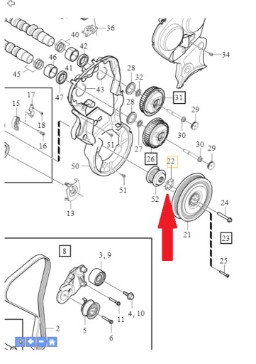 Podkładka Volvo OE 31430071