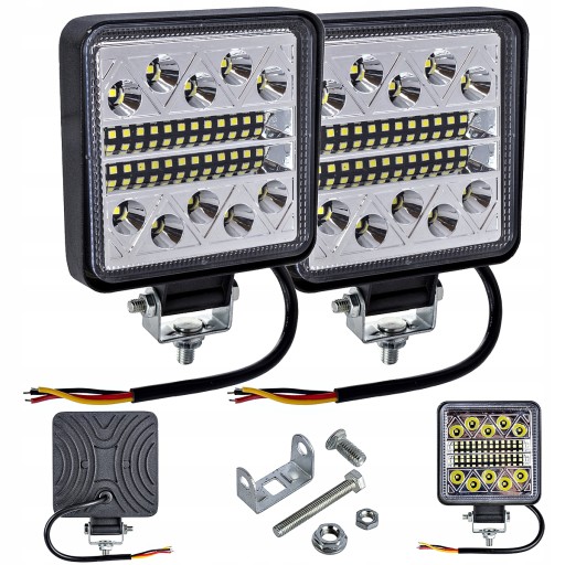2x LAMPA ROBOCZA LED HALOGEN ROBOCZY SZPERACZ 102W