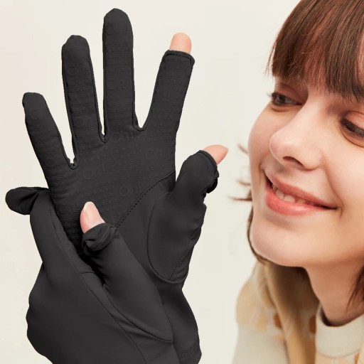 OhSunny Summer Light Breathable Sunscreen Driving Gloves New Tech Ceramic