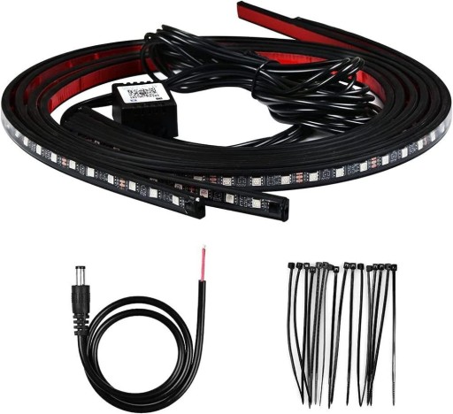 ŚWIATŁO LED POD SAMOCHÓD 120CM RGB TAŚMA PODŚWIETLENIE