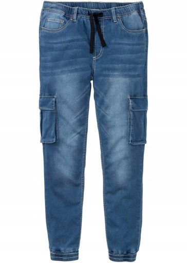 (45/2393) BPC MĘSKIE JEANSY STRECZ r.48 pas82-92cm