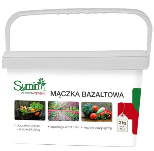SUMIN MĄCZKA BAZALTOWA NAWÓZ EKOLOGICZNY 3KG