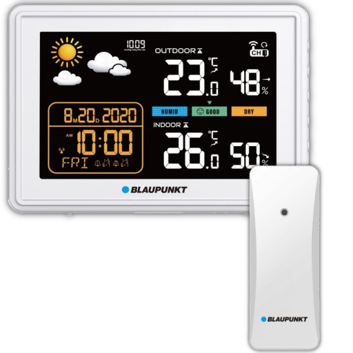 Stacja pogodowa BLAUPUNKT WS-30WH Higrometr Alert