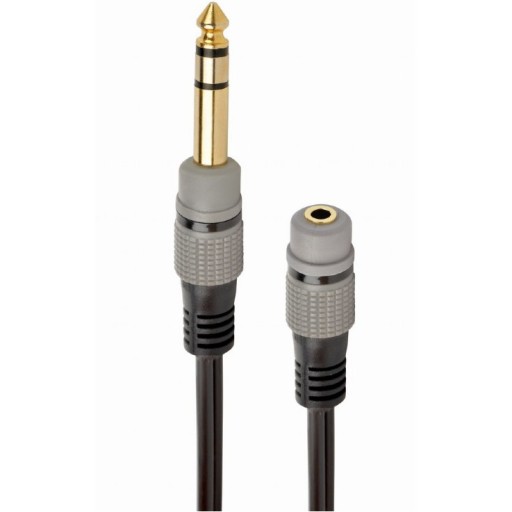 Kabel adapter JACK 6,35mm na mini-JACK 3,5mm 20cm