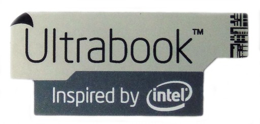 Naklejka INTEL ULTRABOOK 38x16mm [202]