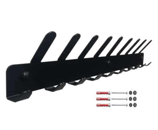 WIESZAK NA UBRANIA KLUCZE ŚCIENNY 58CM LOFT