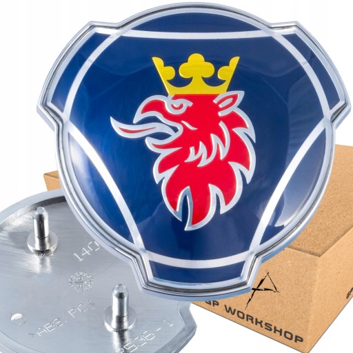 SCANIA EMBLEMAT GRYF ZNACZEK LOGO 83mm KAT. A-