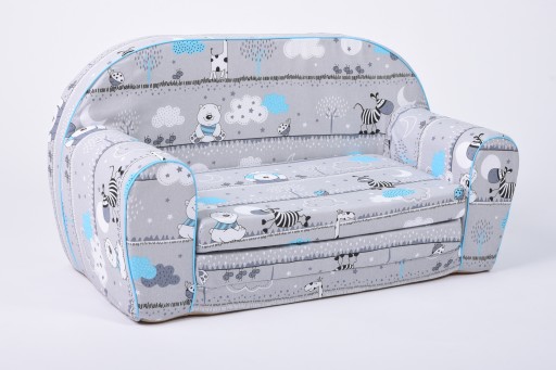 MINI SOFA dla dziecka rozkładana z pianki