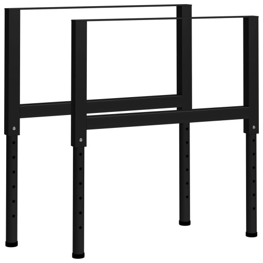 Regulowane ramy stołu roboczego, 2 szt., metal, 85