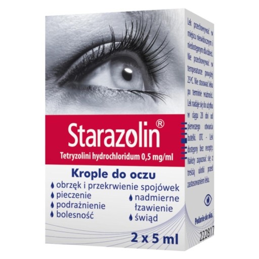Starazolin, krople do oczu, 2 x 5 ml