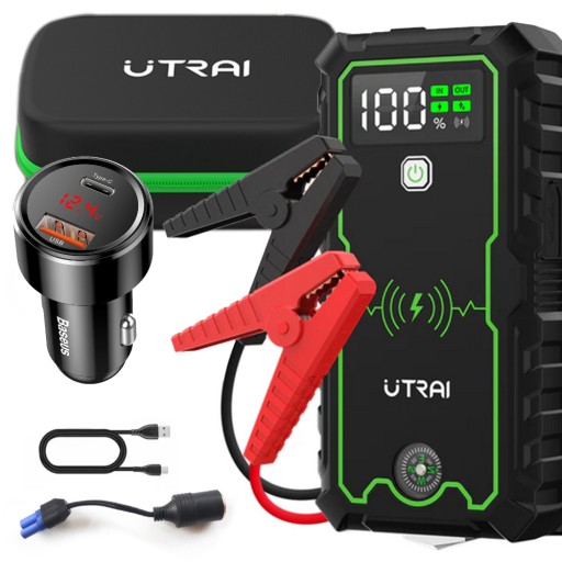 Urządzenie rozruchowe Utrai Jstar One Pro booster 2500A + ładowarka Baseus